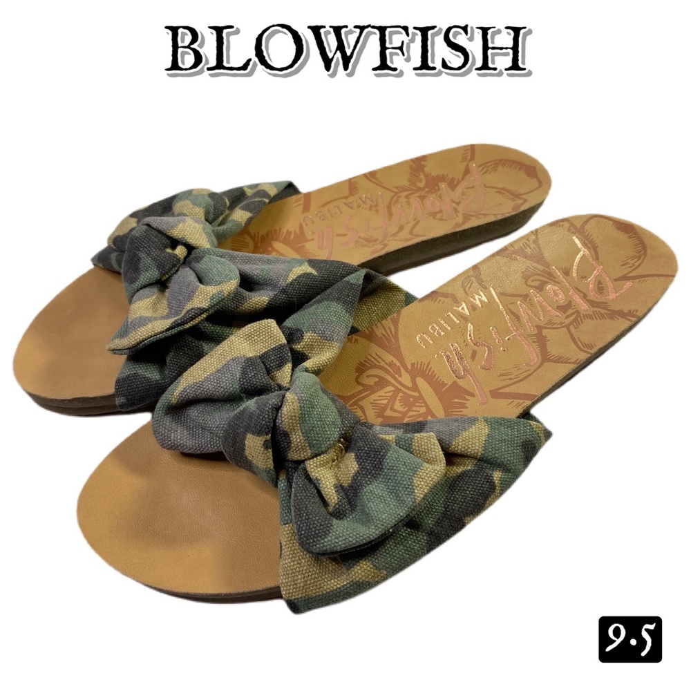 Blowfish Malibu Camo Knot Sandals 9.5